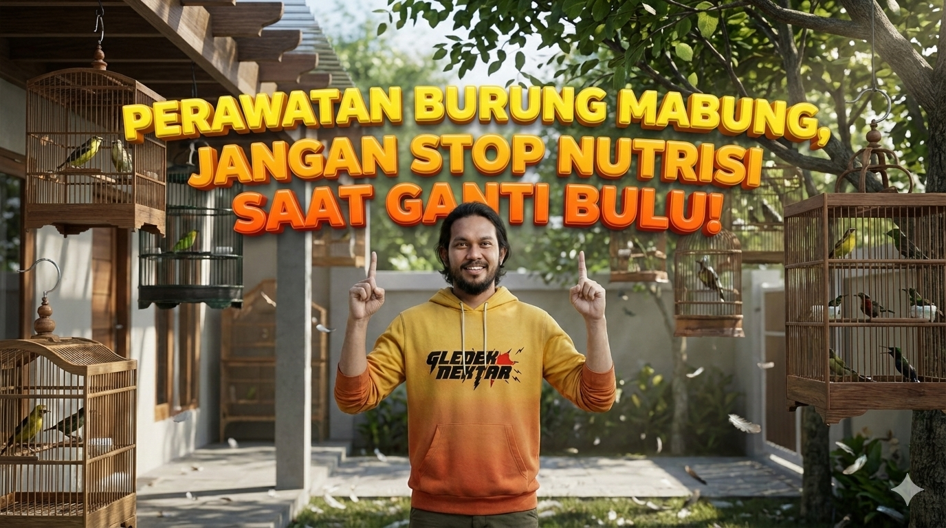 Perawatan Burung Mabung, Jangan Stop Nutrisi Saat Ganti Bulu !